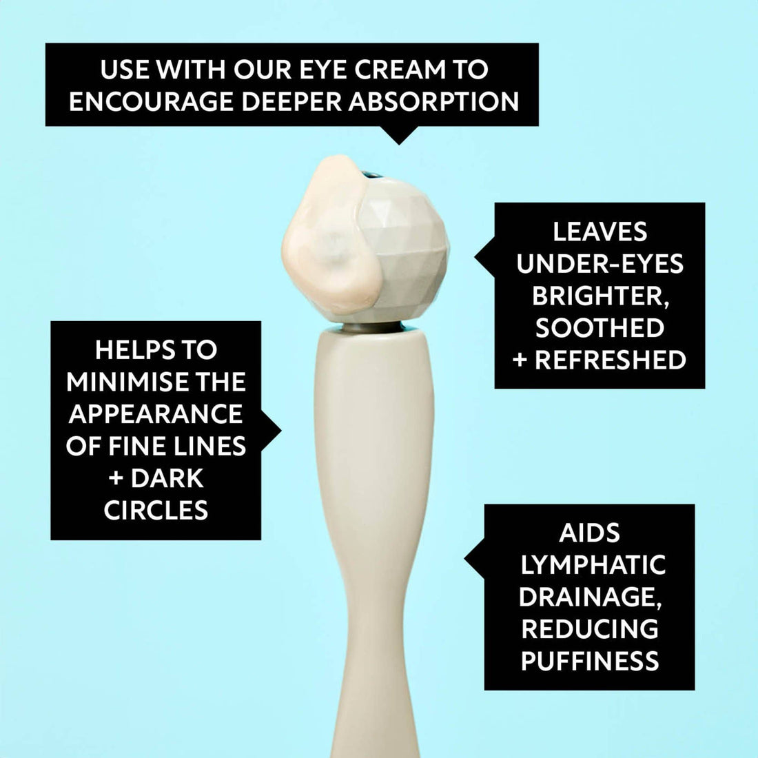 Upcircle I Eye Roller for dark circles + puffy eyes