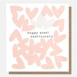 Anniversary Overlapped Hearts