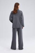 Load image into Gallery viewer, KNIT COLLAR TUNIC AND TROUSER SET
