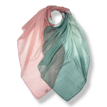 Load image into Gallery viewer, Ombre Lightweight Cotton Viscose Scarf
