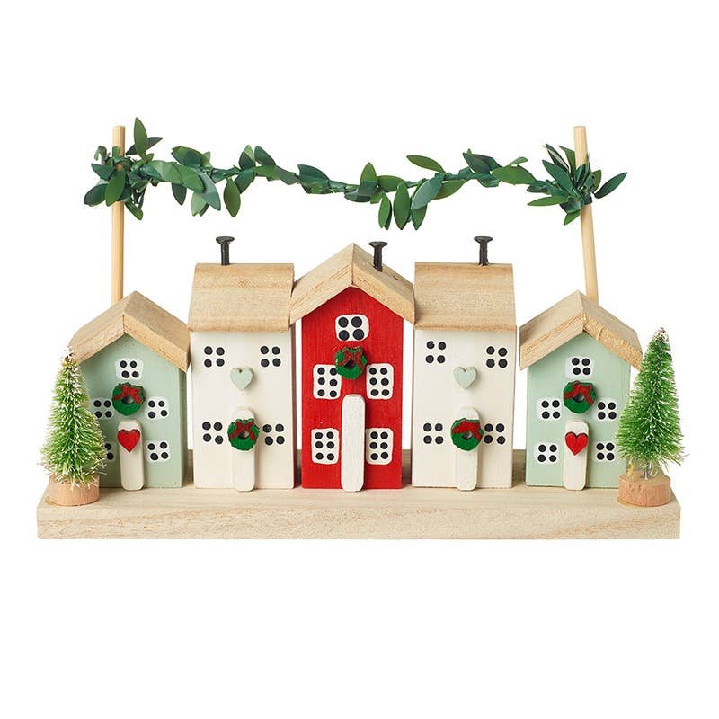 FESTIVE WOODEN HOUSES