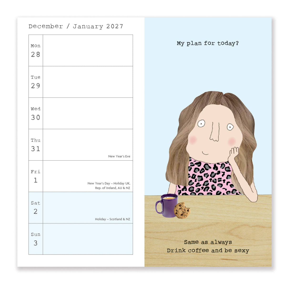 2027 Slim Diary - Rosie Made a Thing