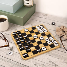 Load image into Gallery viewer, Bamboo Backgammon &amp; Chess Set

