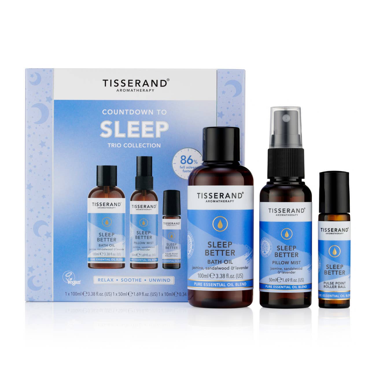 Tisserand Countdown to Sleep Collection Gift Set