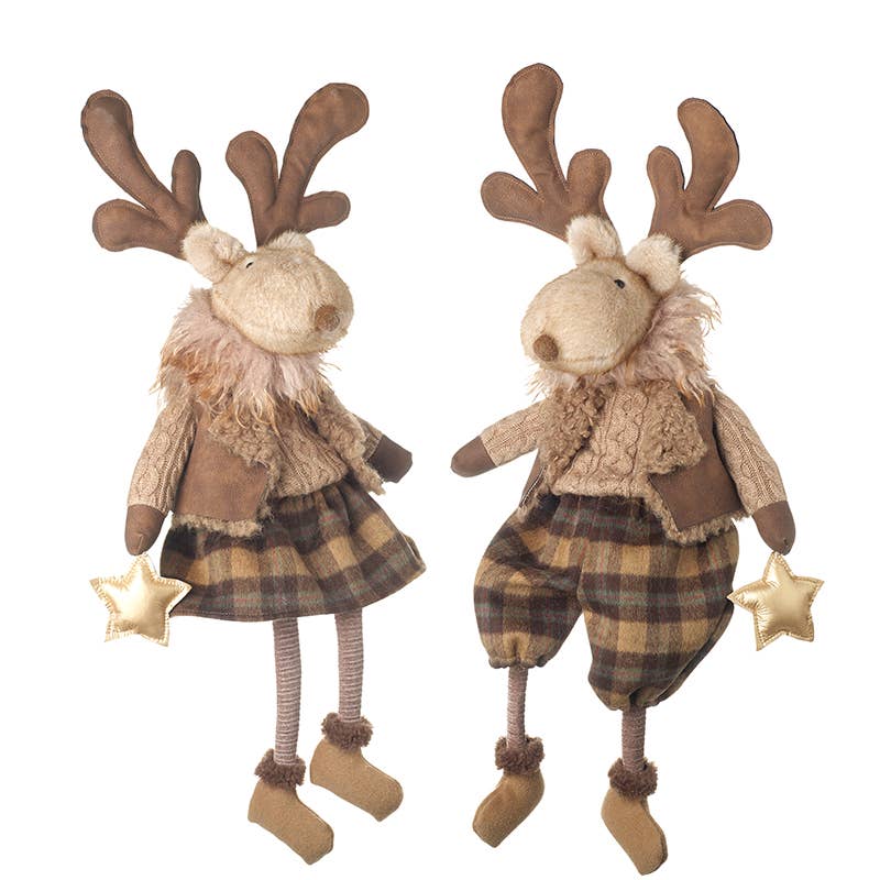 MOOSE BOY & GIRL WITH SOFT LEGS MIX