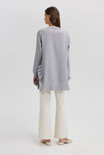 Load image into Gallery viewer, RUFFLED CREPE TUNIC
