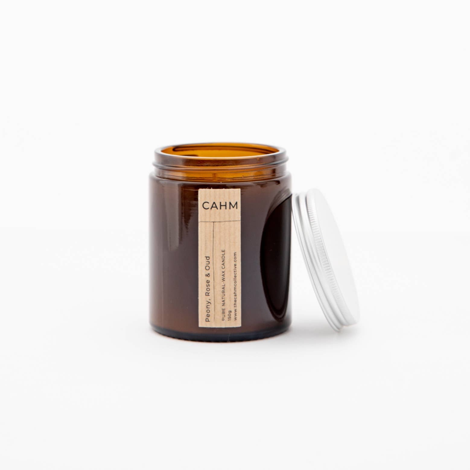 Peony Rose Oud Amber Jar Candle | Luxury Candle | Soy Wax