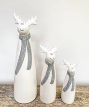 Load image into Gallery viewer, Grey Scarf Reindeer, 19cm
