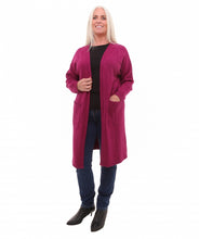 Load image into Gallery viewer, Cashmere Like Longline Cable Cardigan
