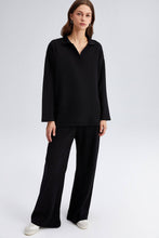 Load image into Gallery viewer, KNIT COLLAR TUNIC AND TROUSER SET
