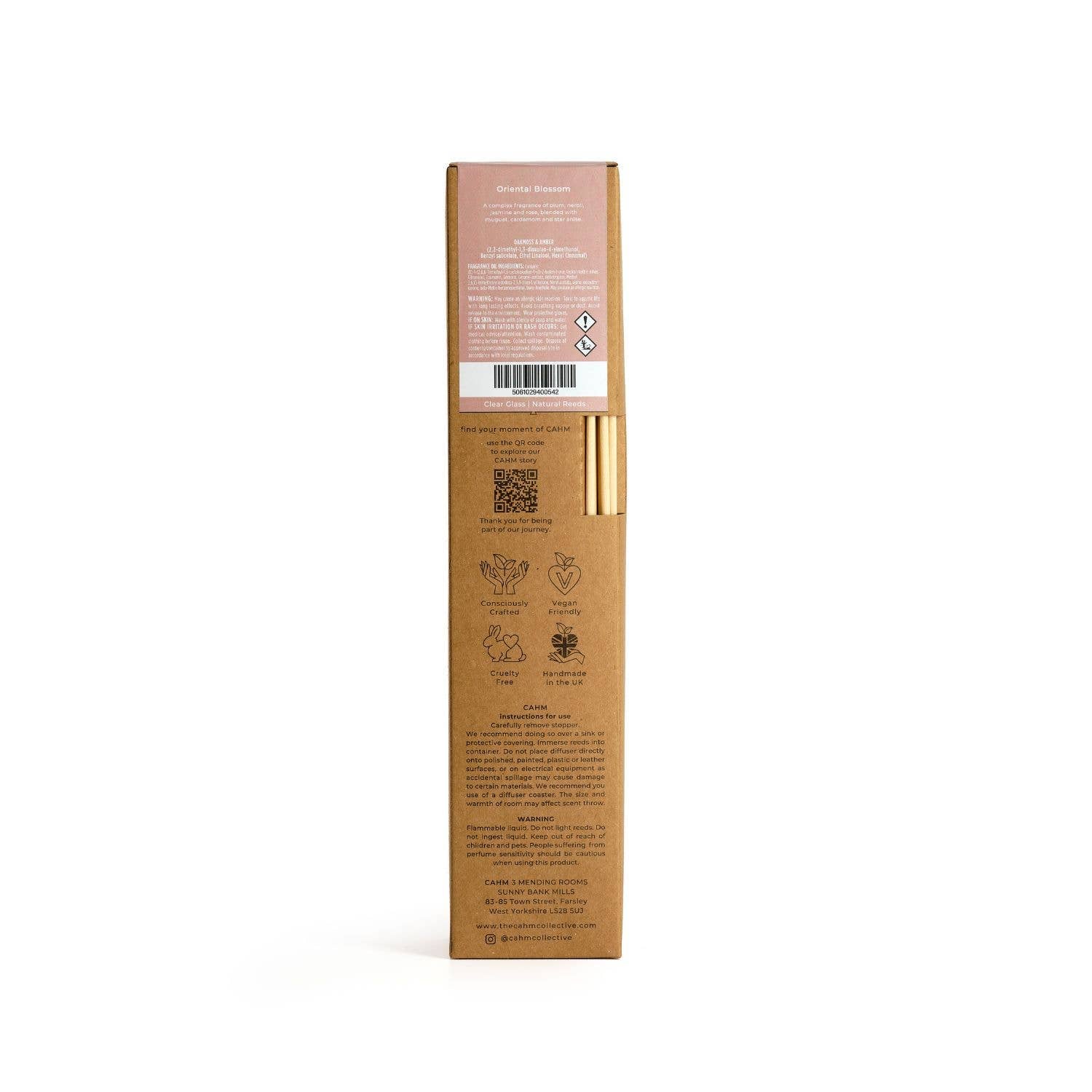 Oriental Blossom Clear Reed Diffuser | Luxury Reed Diffusers
