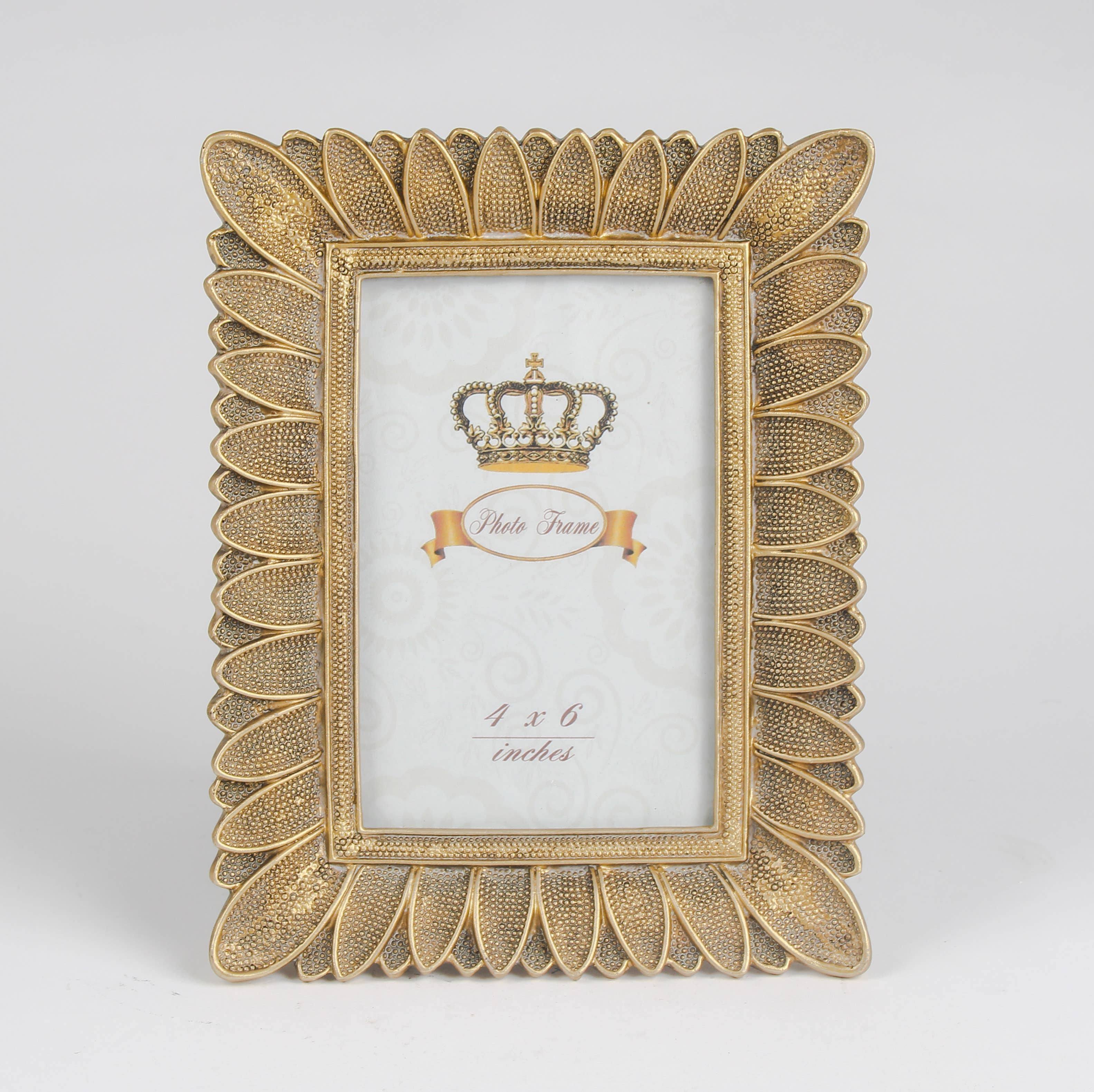 Gold Feather Photo Frame