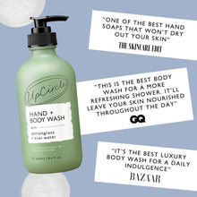 Load image into Gallery viewer, Upcircle I 100% Natural Vegan Soap - Hand + Body Wash with Lemongrass
