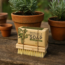 Load image into Gallery viewer, GARDENER&#39;S COLLECTION - OLIVE SOAP &amp; NAIL BRUSH
