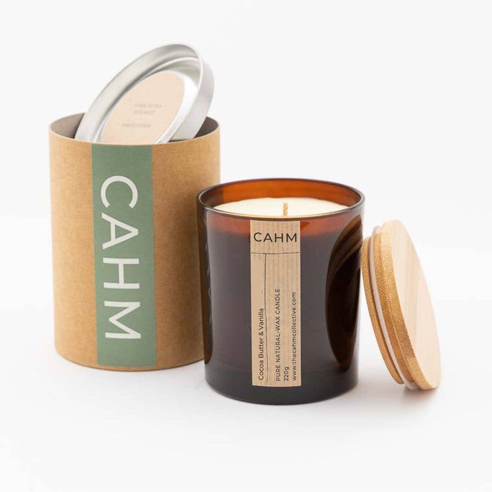 Cocoa Butter & Vanilla Soy Wax Candle | Luxury Candles