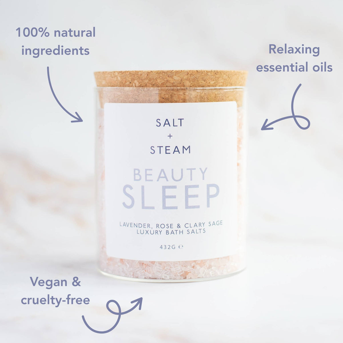 Bathing Beauty Relaxing Bath Salt & Facial Steam Gift Set