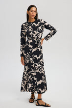 Load image into Gallery viewer, RUFFLE DETAILED PATTERNED DRESS
