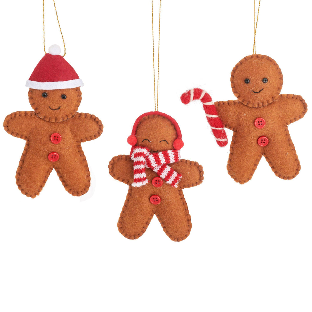 Festive Gingerbread Hanging Decoraton - Assorted