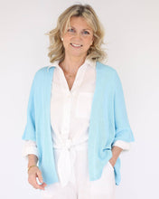 Load image into Gallery viewer, Cotton Blend Short Kimono
