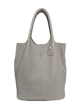 Load image into Gallery viewer, Genuine Leather Soft Hobo Tote Bag
