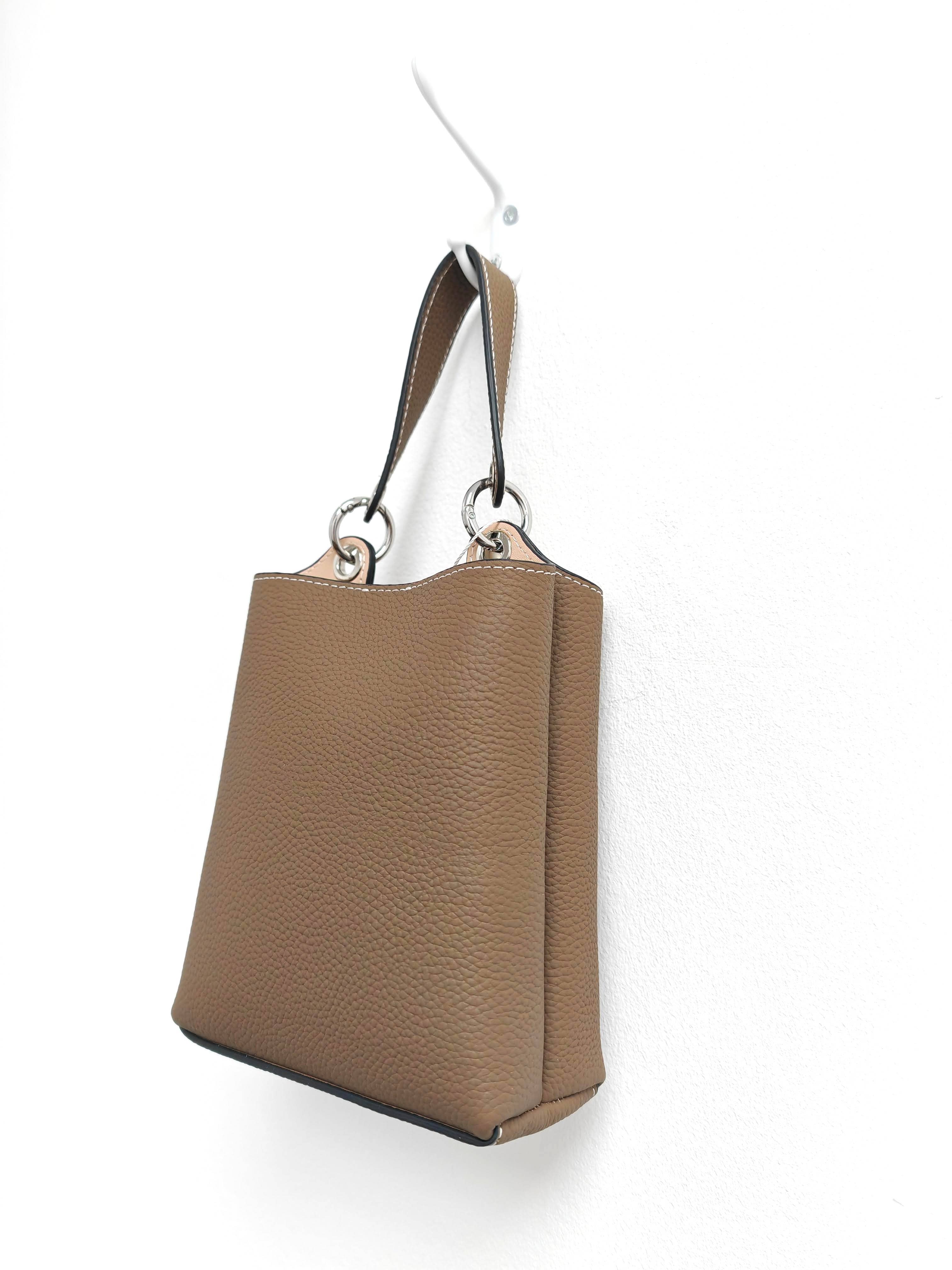 Soft Genuine Leather 2 Compartment Hand Bag