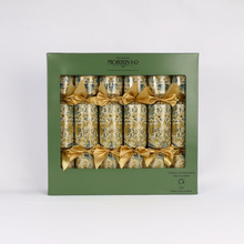 Load image into Gallery viewer, William Morris 13&quot; Christmas Crackers Blue Gold Luxury
