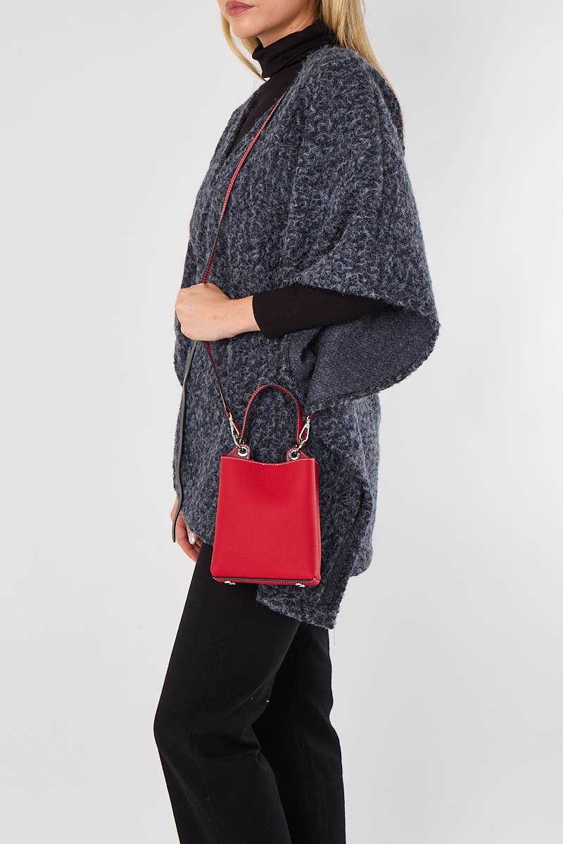 Soft Genuine Leather 2 Compartment Hand Bag