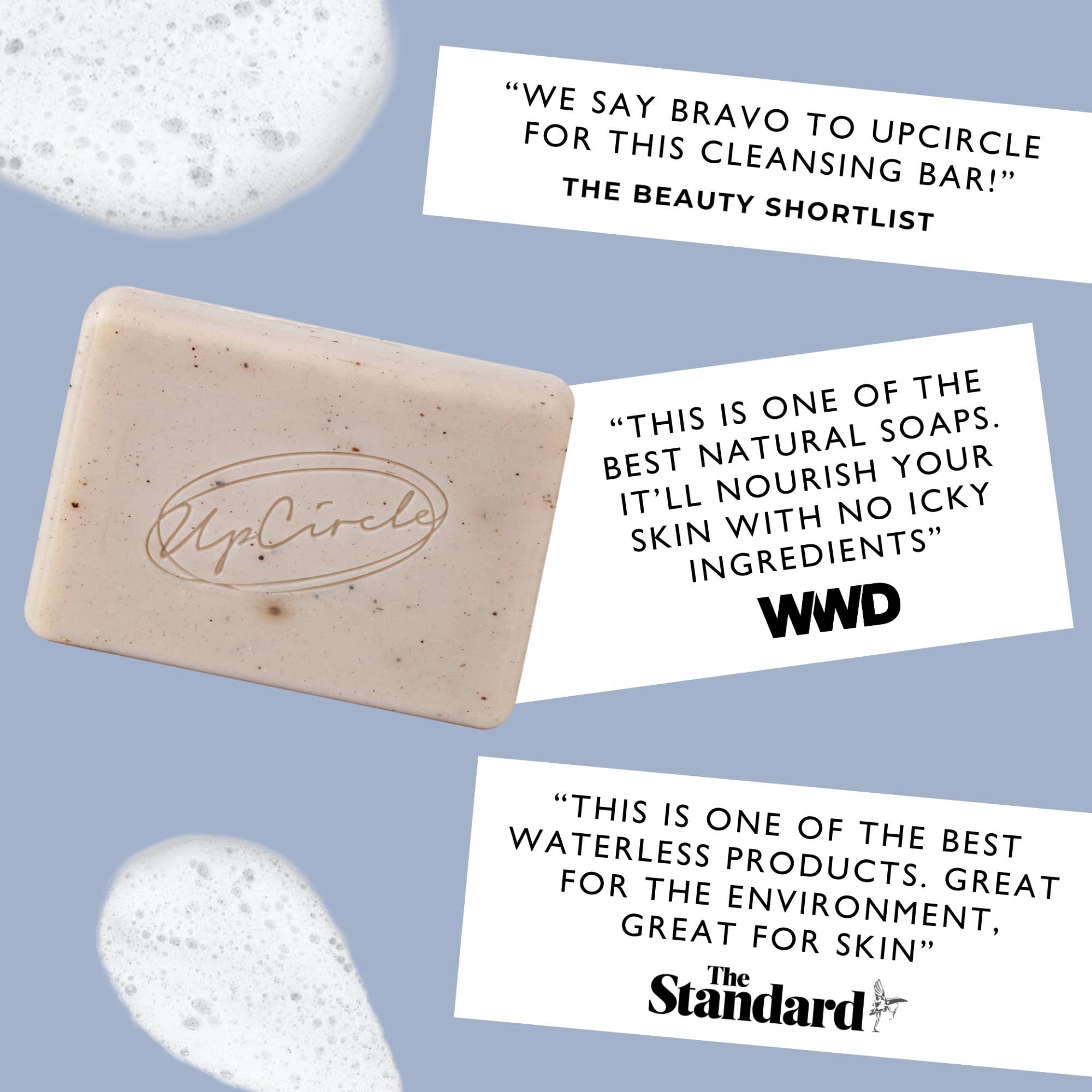 Upcircle I Natural Eco Vegan Cleansing Soap Bar - Fennel + Cardamom