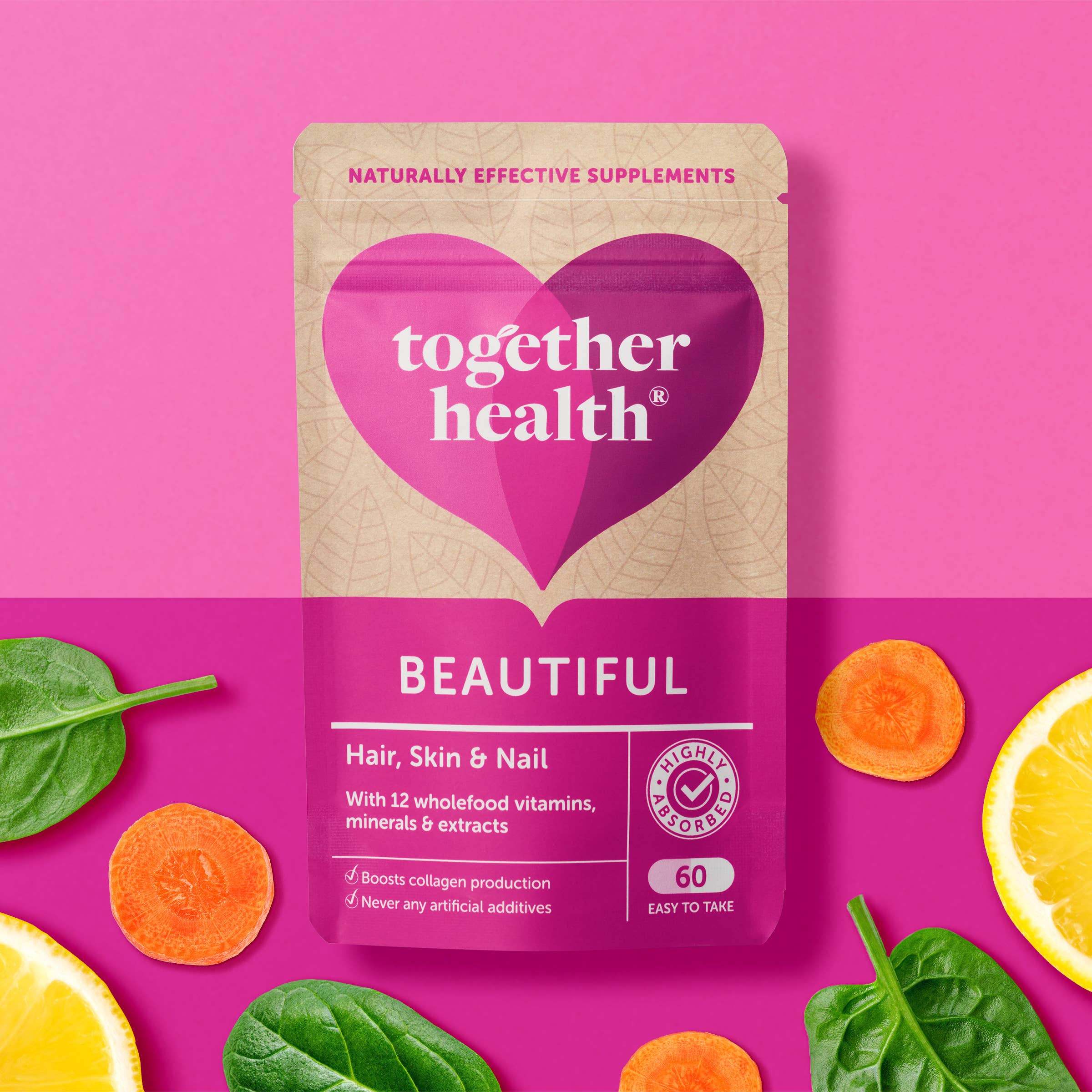 Together Health Beautiful Hair, Skin & Nail Wholefood Multi