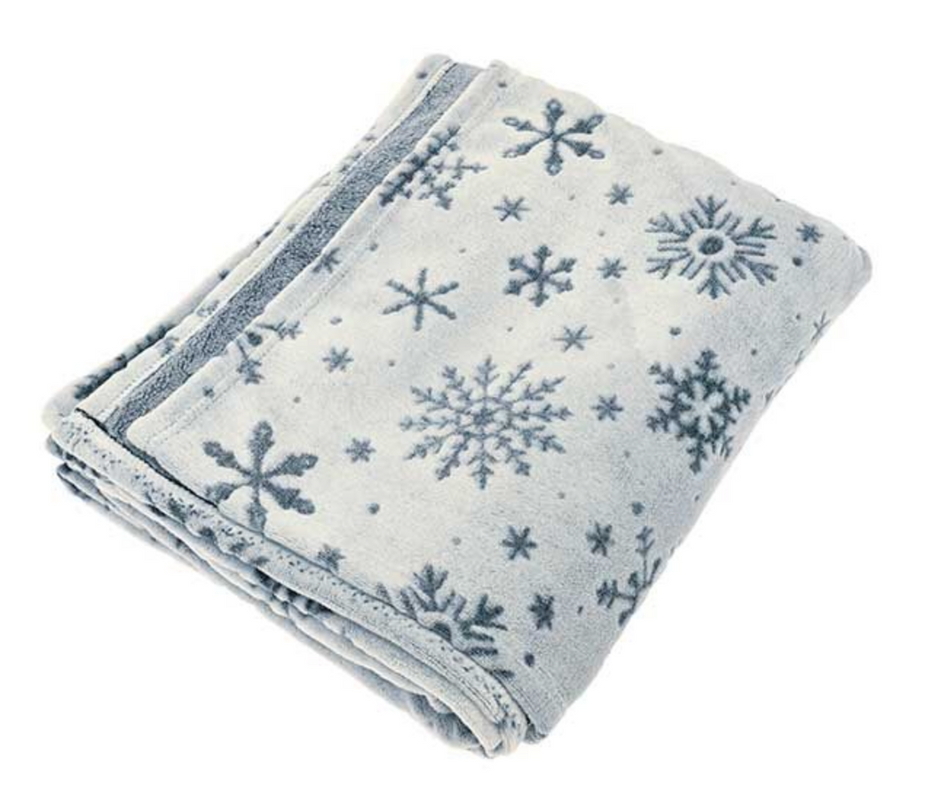 Snowflake throw