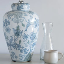 Load image into Gallery viewer, Lamp Exotic Bird With Blue Shade
