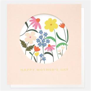 Happy Mothers Day Floral Window