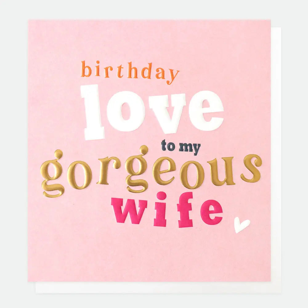 Birthday Love Gorgeous Wife