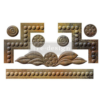 SWEDISH POSY ANNIE SLOAN MOULD 5"x8"