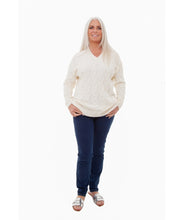 Load image into Gallery viewer, V-Neck Cable Jumper
