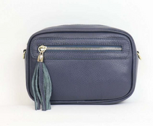 Load image into Gallery viewer, Leather Bag with Tassel - various colours - Little Gems Interiors
