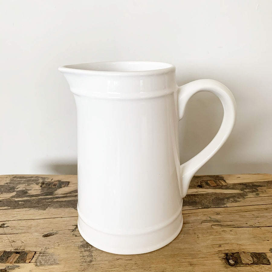 White Jug 16cm
