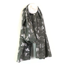 Load image into Gallery viewer, Rose gold ginkgo leaf print scarf
