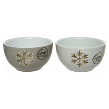 Load image into Gallery viewer, Gold Snowflake Bowls
