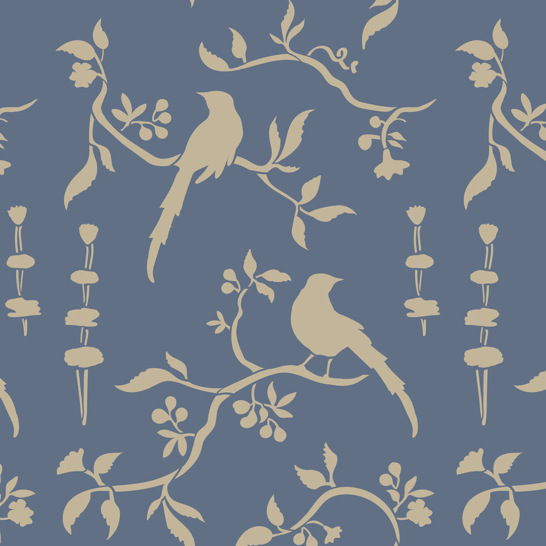 Annie Sloan Stencil - Chinoiserie Birds Stencil 