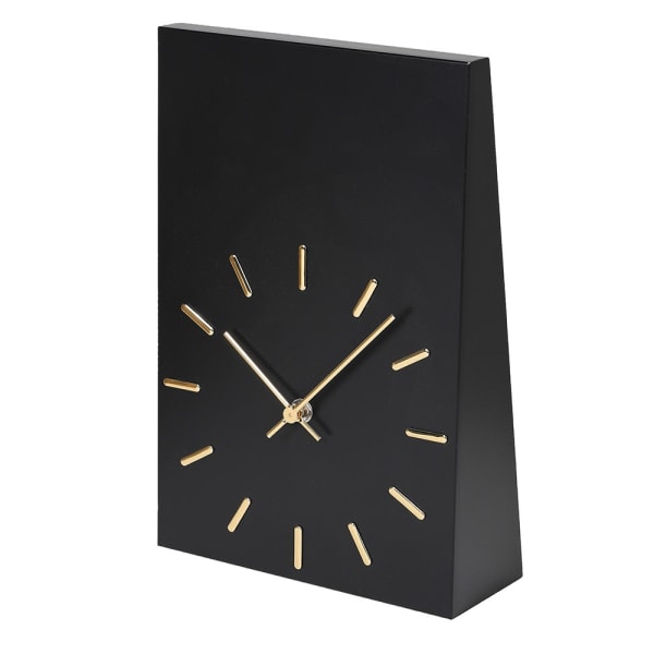 Matt Black Rectangle Clock