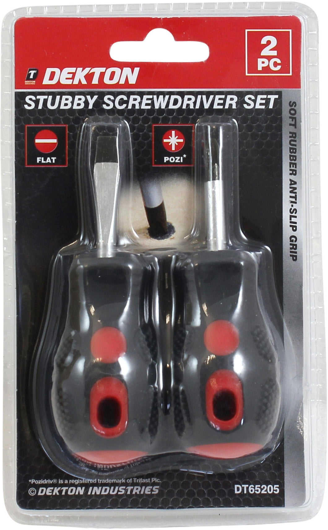 DEKTON Stubby Screwdriver set