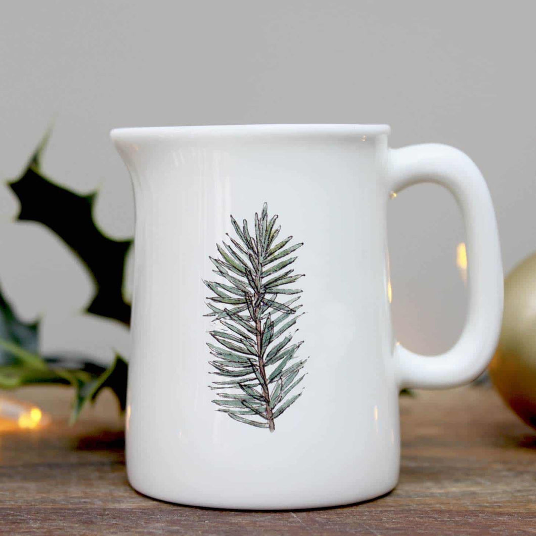 Winter Spruce Mini Jug