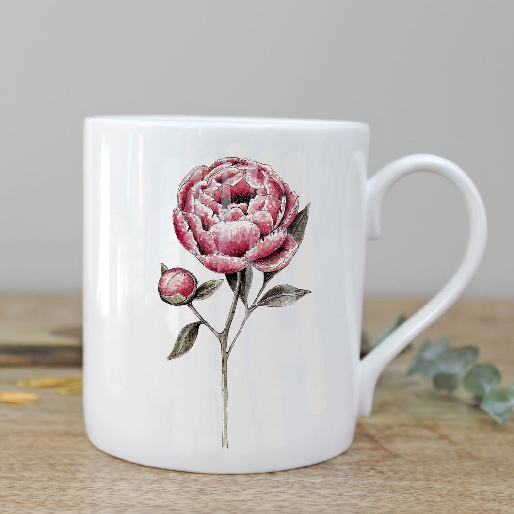 Peony Mug in a Gift Box
