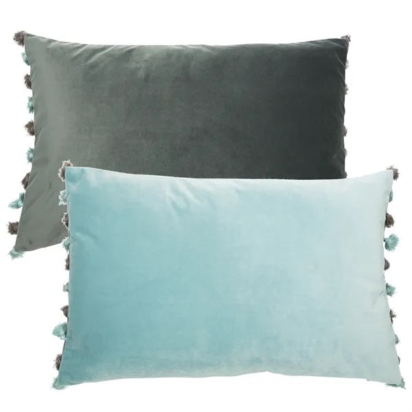 Nappa Seafoam & Ocean Cushion