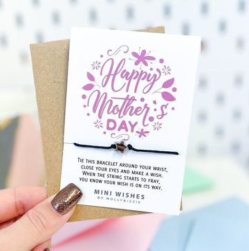 Happy Mothers Day Mini Wish Bracelet