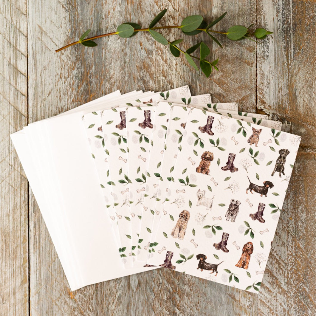 Muddy Paws Notecards