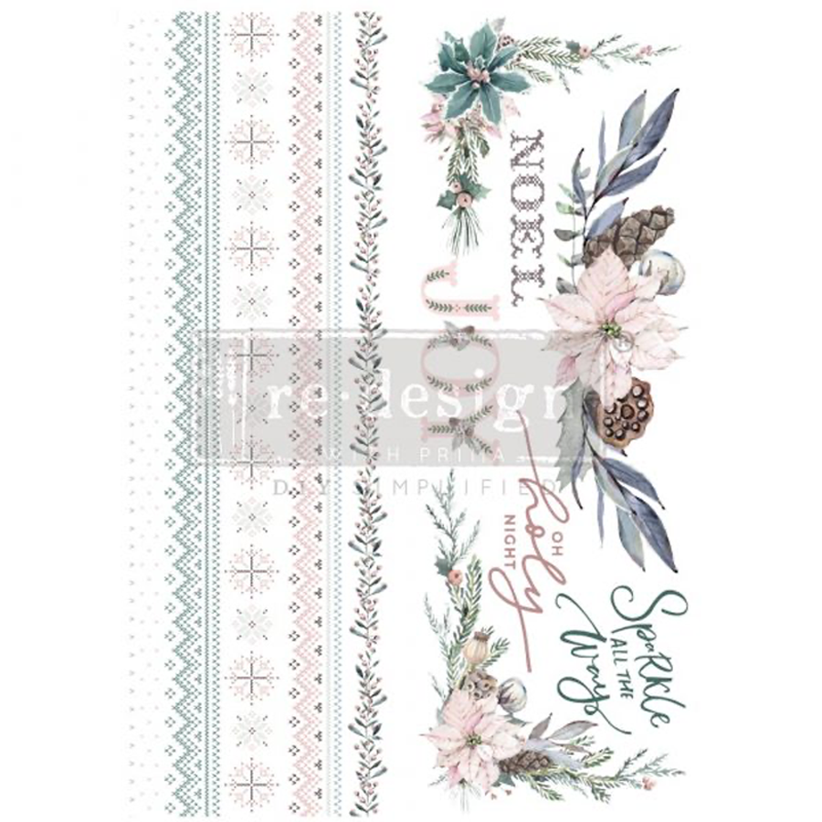 Sparkle & Joy I Redesign with Prima Decor Transfer