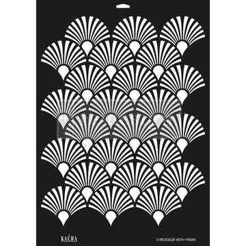 Redesign with Prima Decor Stencil Kacha Deco Peacock