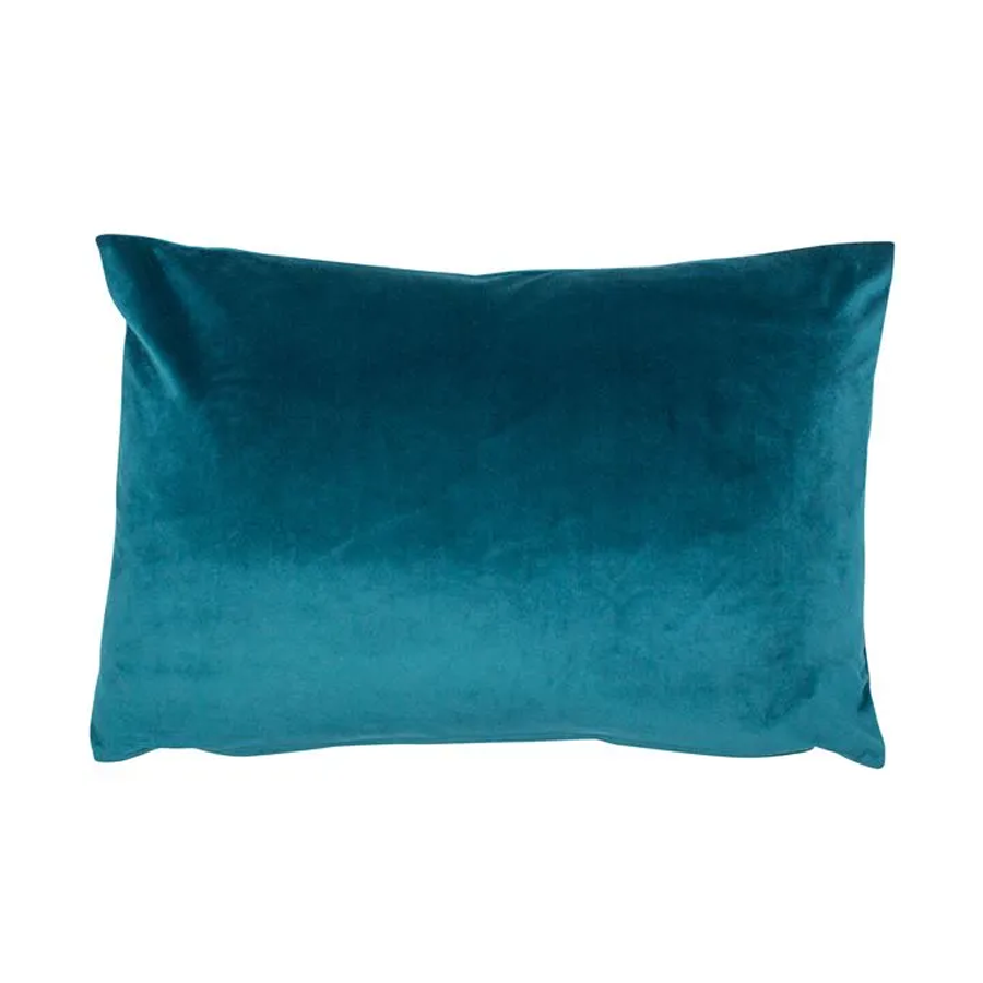 Luxe Rectangle Teal Cushion